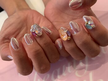 エヌ ネイル サロン Nail Salon N/オーロラネイル