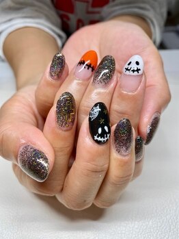 チャム(CHUM)/ラメグラデーション+アート