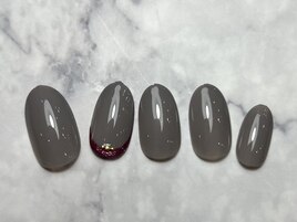 【初回オフ無料】グレーネイル