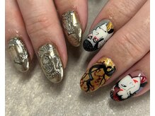 ベーシック ネイルウィザードアカデミー 本厚木店(Basic×NailWizardAcademy)/お正月ネイル