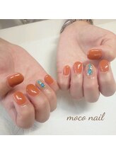 モコネイル(moco nail)/☆ワンカラー2本アート☆