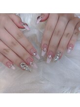 リンドネイル バイ モカ アンド ララ(Lind nail by moca and LaLa)/ピンクネイル