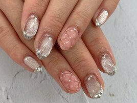 【森】キラキラ ガラスフレンチ