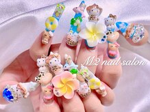 エムズ ネイルサロン(M2)/サマー日焼けキティネイル