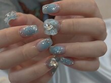 リグナル リット(Lignal.liit)/ブルーチークネイル