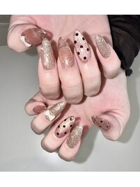 キラキラ&ドット