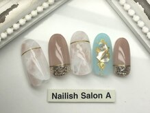 ネイリッシュサロン エー(Nailish Salon A)/天然石ネイル