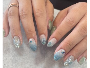 シンシア(sincere)/持ち込みネイル