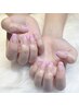 　【ソフトジェルオフ無料】フレンチネイル￥6000