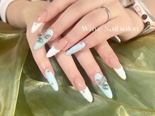 ウェーブネイルサロン'('Wave Nail salon)/持ち込みデザイン/フィルイン