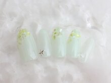 ネイルサロン あかねいろ/春夏　ニュアンス　シェル