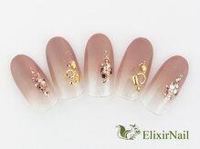エリクサーネイル 五反田(Elixir Nail)/定額a シンプル／クーポン使用