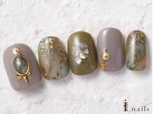 アイネイルズ 横浜WEST店(I-nails)/くすみカラーニュアンス9480円