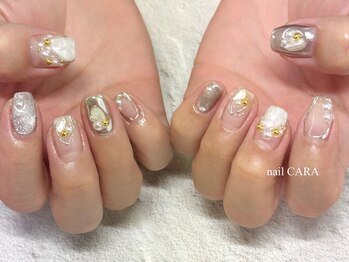 ネイル カラ(nail CARA)の写真/持ち込みアート¥7300★オシャレなnailをお好みやライフスタイルに合わせたモテ可愛な指先にします♪