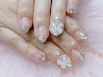 サロンドフェイス 木曽川店(Salon de Faith)/リボン/ラメグ