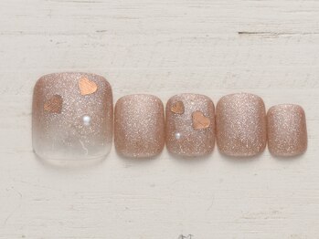 ネイルミックス 沖縄おもろまち店(Nail Mix)/グラデ×ハートホロ 4990円