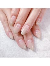 オーブ(AUBE)/塗りかけネイル