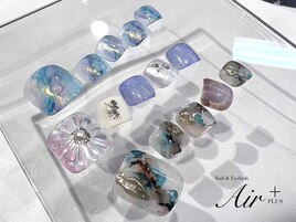 夏フットネイル