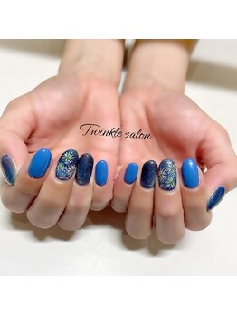 花火＆キラキラマグネット