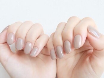 アース ネイルアンドアイラッシュ 大崎店(HAIR & MAKE EARTH Nail&Eyelash)の写真/派手なデザインができない方にオススメ★ラメグラ、ワンカラー、フレンチ、カラグラ…お仕事にもぴったり☆