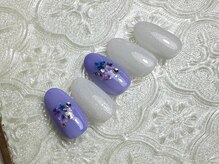 ビューティフルムーン ネイル 本厚木(Beautiful Moon Nail)/☆押し花定額☆