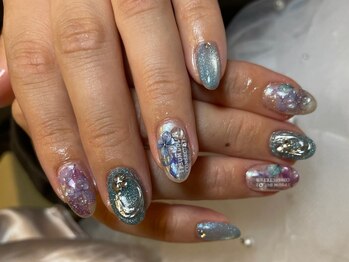 《押し花nail》