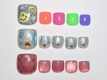 ■FOOTデザインネイル■¥9900