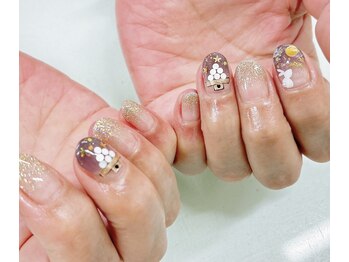 ネイルサロン きらら 藤沢本店/お月見ネイル
