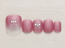 ネイルミックス 沖縄おもろまち店(Nail Mix)/リボングラデ　4990円