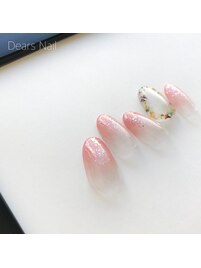 押し花 × mixラメ