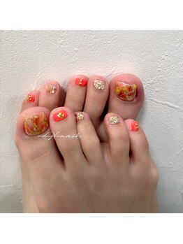 エンネイル(eN nail)/オレンジフットネイル
