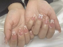 インザピンクリリー(in the pink LILY)/バレンタインネイル/パラジェル