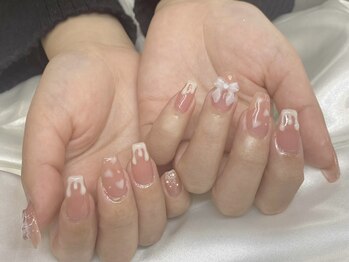 インザピンクリリー(in the pink LILY)/バレンタインネイル/パラジェル