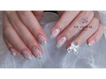 ザ デミュア 銀座店/フレンチキラキラネイル
