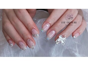 ザ デミュア 銀座店/フレンチキラキラネイル