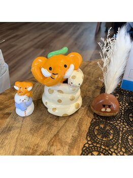 ほぐしの名人 長岡古正寺店/手作りほぐぞうがお出迎え