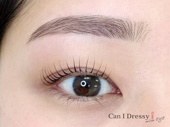 キャンアイドレッシー with eye 佐野店(Can I Dressy)/まつげパーマ+美眉スタイリング