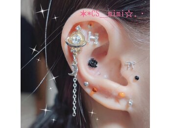シーエスネイル 元住吉店(CS NAIL)/耳つぼジュエリー♪