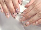 宝石ネイル