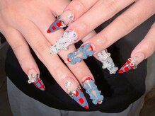 ジェミーネイル シンジュク(Jemiy nail shinjuku)/【Nana】ゴテゴテリボン¥12480