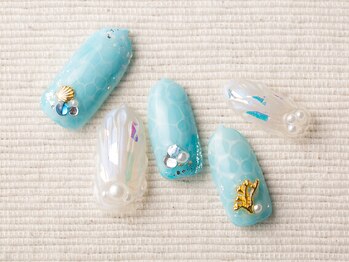 ピンキー(PINKY)/マーメイドネイル