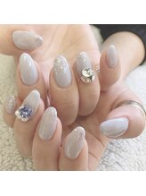 エムズネイル(M's Nail.)/ワンカラーラメがけ