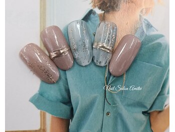 ネイルサロン アミティエ(Nail Salon Amitie)/nuance×mirror nail