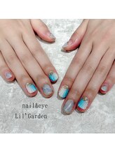 リルガーデン 新宿南口(Lil' Garden)/タテグラデーション×人魚の鱗