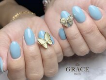 グレース ネイルズ(GRACE nails)/蝶とリボン