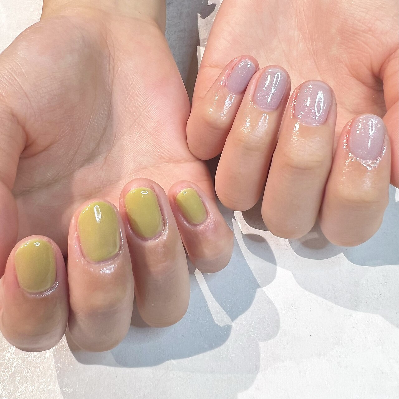 ハンド◇ワンカラーorラメグラデーション\5500 《4週以内付替OFF無料》