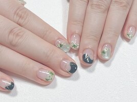 ドライフラワーネイル