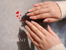 ディアマン(Diamant)/バレンタインネイル
