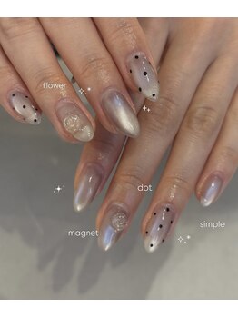 エヌーク バイ ブラウン(enurk by Brown)/マグネット×ドットネイル★