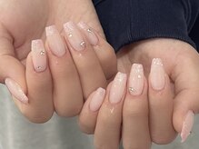 ユガール 渋谷(Ugirl)/チップ長さだしフレンチネイル
